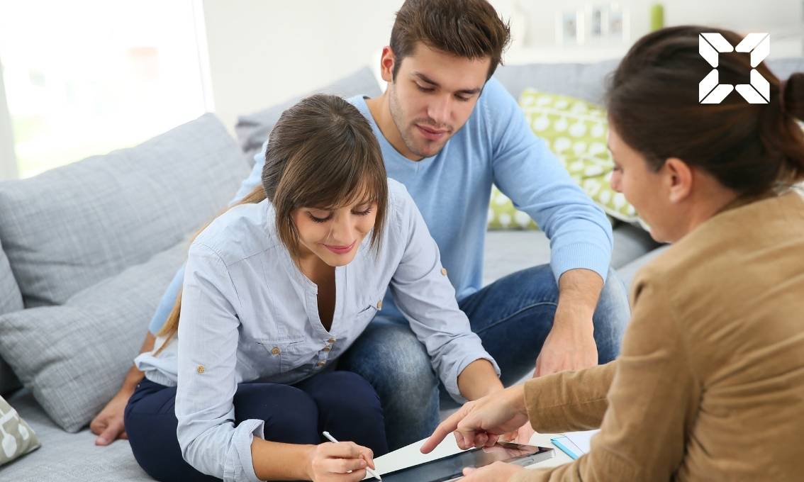 couple making financial decisions