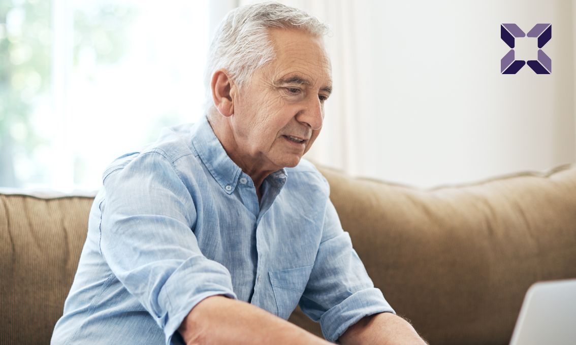 Image of an elderly man