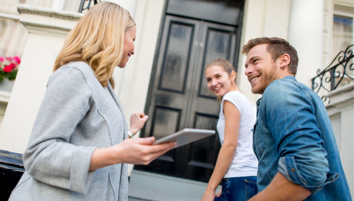 Couple buying their first property.