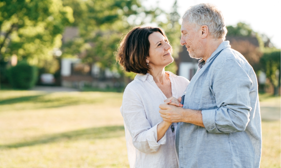 Couple together retired