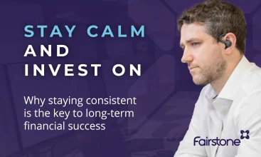 Stay calm and invest on for long-term success
